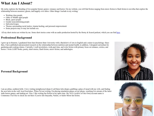 AboutMe screenshot