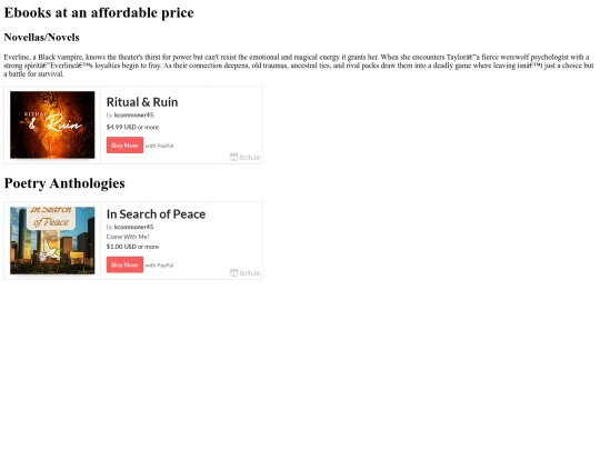Bookstore screenshot