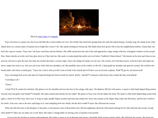 Stories/Burning screenshot