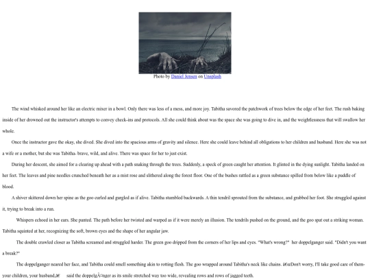 Stories/deepestdive screenshot