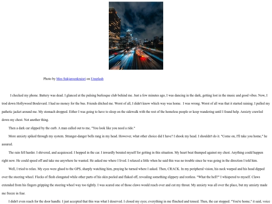 Stories/girlintherain screenshot