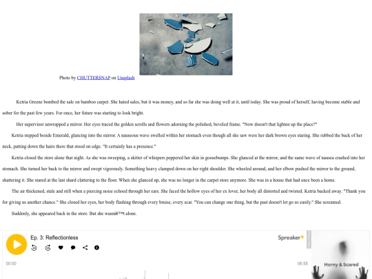Stories/reflectionless screenshot