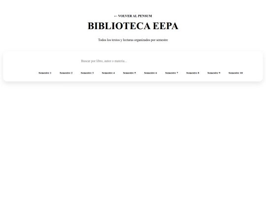 Bibliotecas screenshot