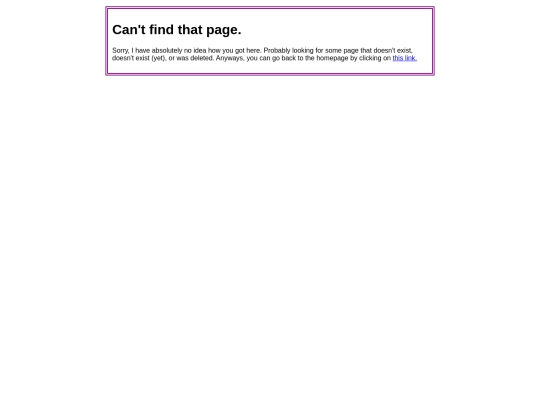 not_found screenshot