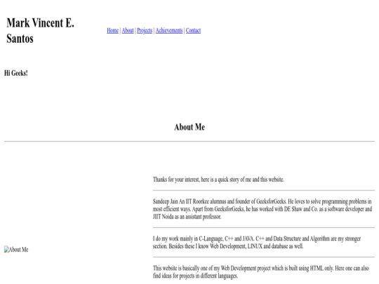 index screenshot