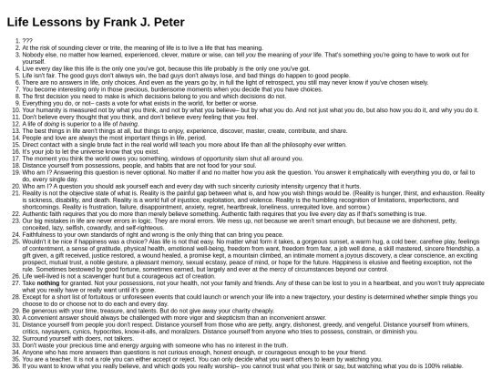 life_lessons screenshot