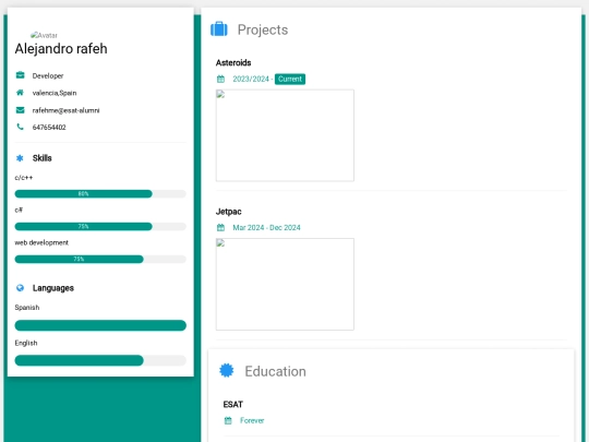 curriculum screenshot