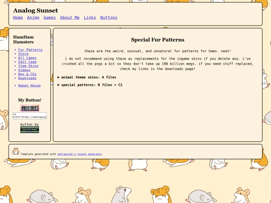 hamster/specialskins screenshot