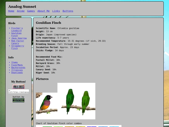 pinna/gouldian screenshot