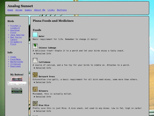 pinna/pfood screenshot