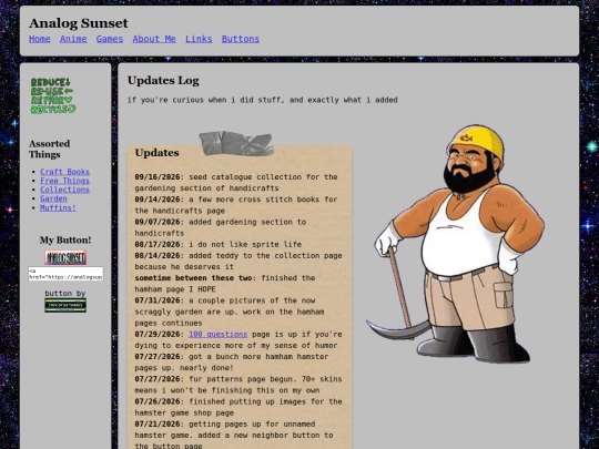 updates screenshot