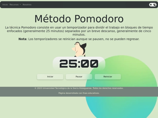 pomodoroo screenshot