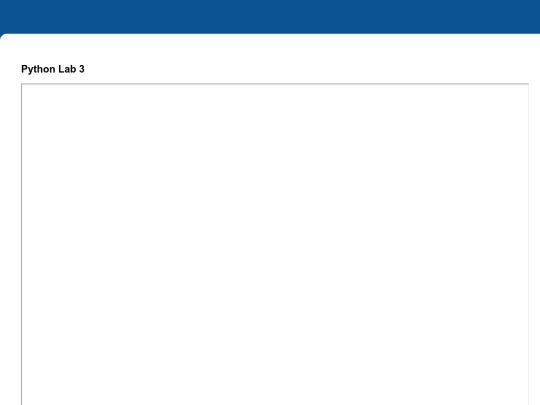 python/pythonLab3 screenshot