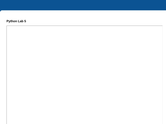 python/pythonLab5 screenshot
