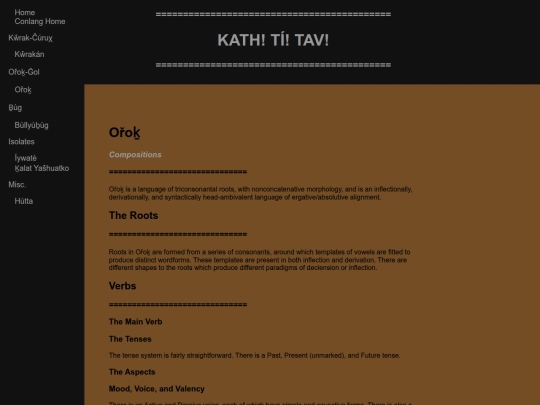 conlangs/orok screenshot