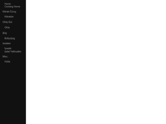 conlangs/sidebar-conlangs screenshot