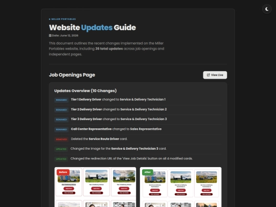 millerportables/webupdates screenshot