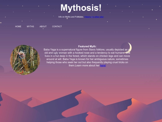 mythosis/home screenshot