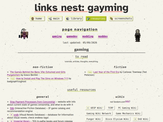 gayming/resources screenshot