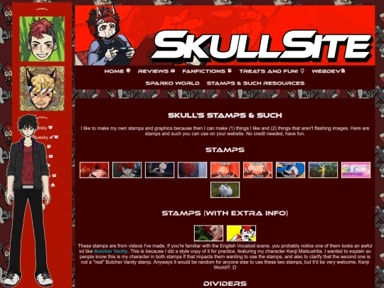 Pages/SkullsStampsAndSuch screenshot
