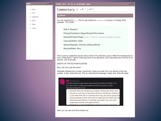 Commentary/cythera screenshot