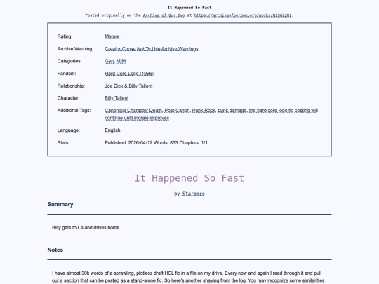 fic/It_Happened_So_Fast screenshot