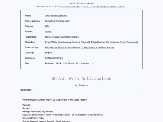 fic/Shiver_With_Anticipation screenshot