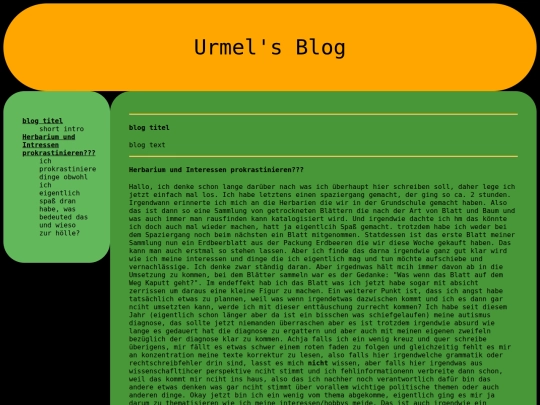 blog screenshot