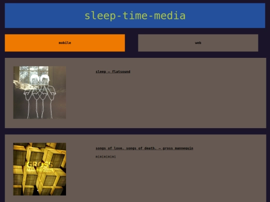 media/sleeptime screenshot