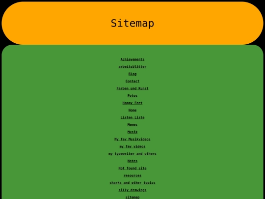 sitemap screenshot