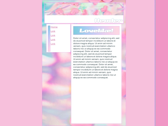 layout/lovelike screenshot