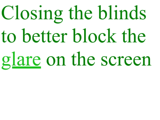 Workin' by Magnus Bjorgum/red:green/closing_blind screenshot