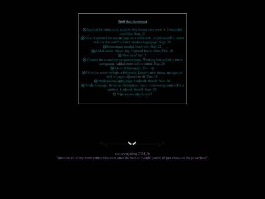 changelog screenshot