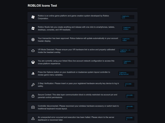 roblox/fonttest screenshot