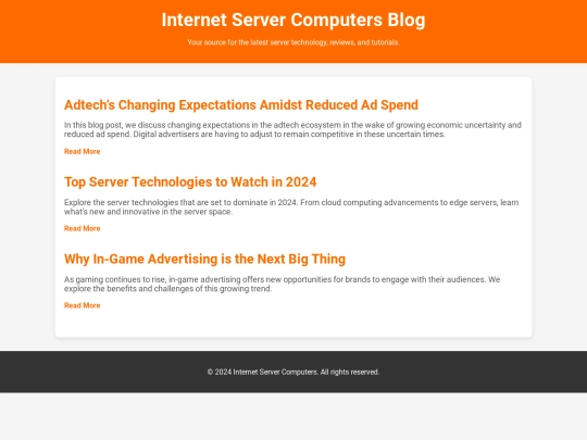 blog screenshot