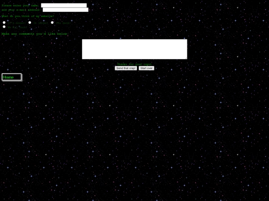 guestbook screenshot