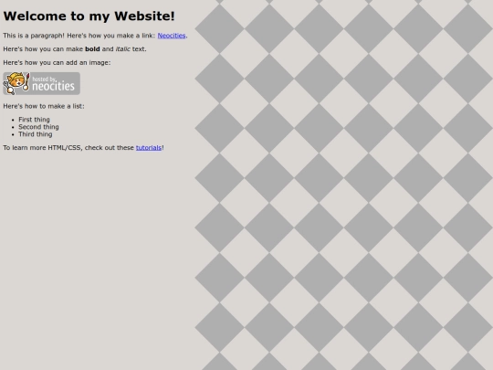 Homepage screenshot