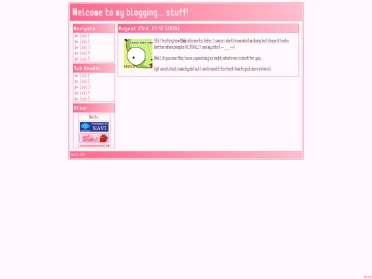 blog screenshot