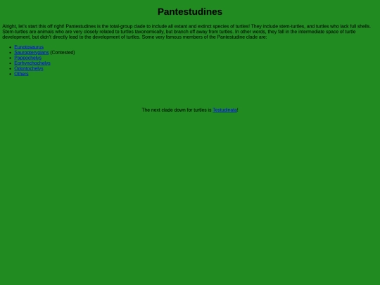 chelonians/pantestudines screenshot