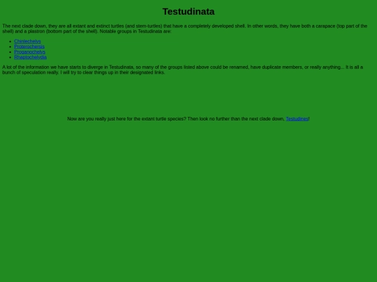 chelonians/testudinata screenshot