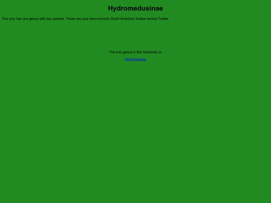 chelonians/testudinata/testudines/pleurodira/cheloidea/chelidae/hydromedusinae screenshot