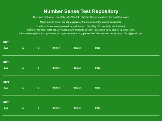 numbersense/tests screenshot