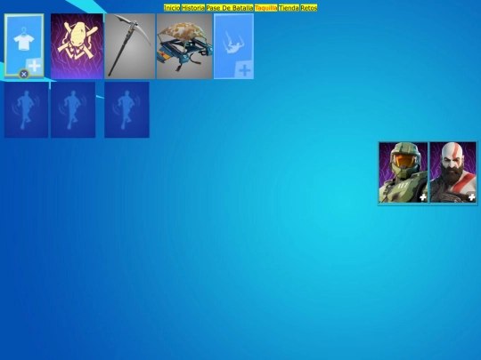 Los Bailes del Fortnite/taquilla/taquilla inicial/mochilaHseleccionS screenshot