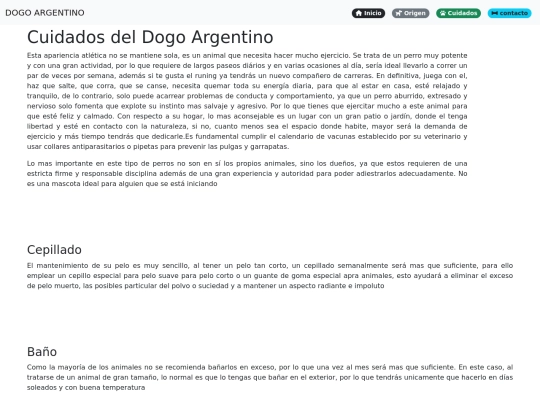 cuidados screenshot