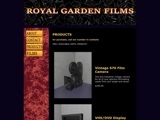 RGFproducts screenshot