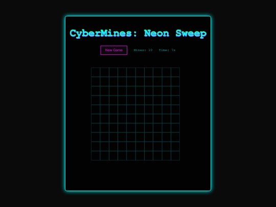 cyberMines screenshot