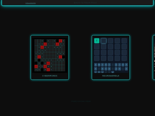 games screenshot
