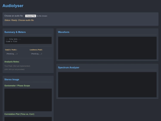 projects/audiolyser/audiolyser screenshot
