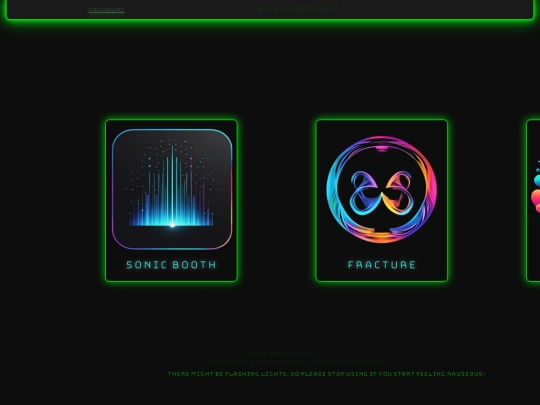 visualizers screenshot