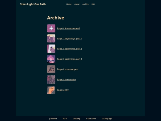 archive screenshot